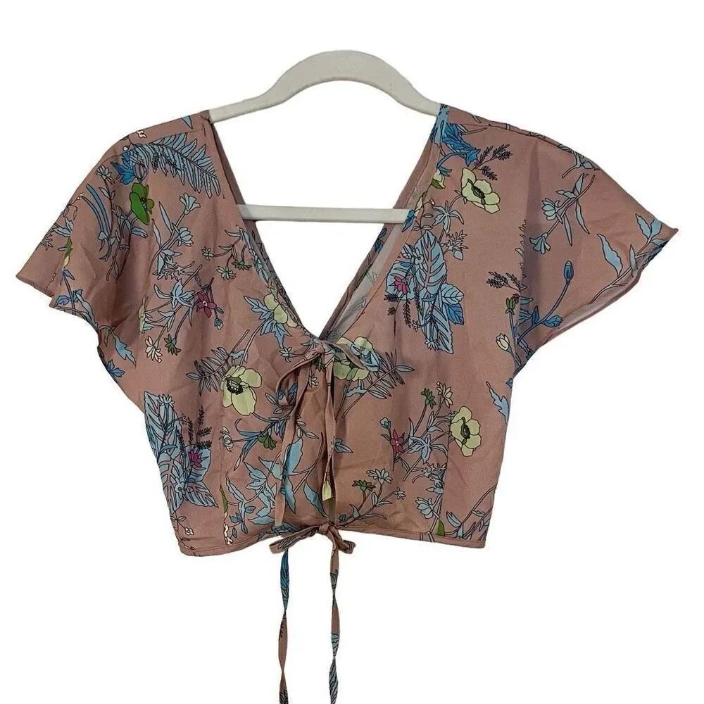 NWT etophe studios Garden Top Midriff Small